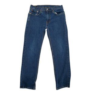 Levis 505 Jeans Mens 32x30 Blue Denim Regular Fit Straight Leg Waterless‎ Tag